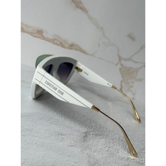 NEW Dior DiorClub M7U Shield Mask Sunglasses White Mirror main image 5